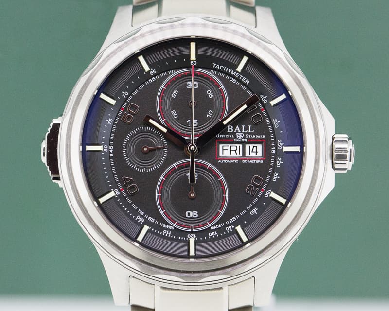 Ball Engineer Master II Slide Chronograph SS Black Dial