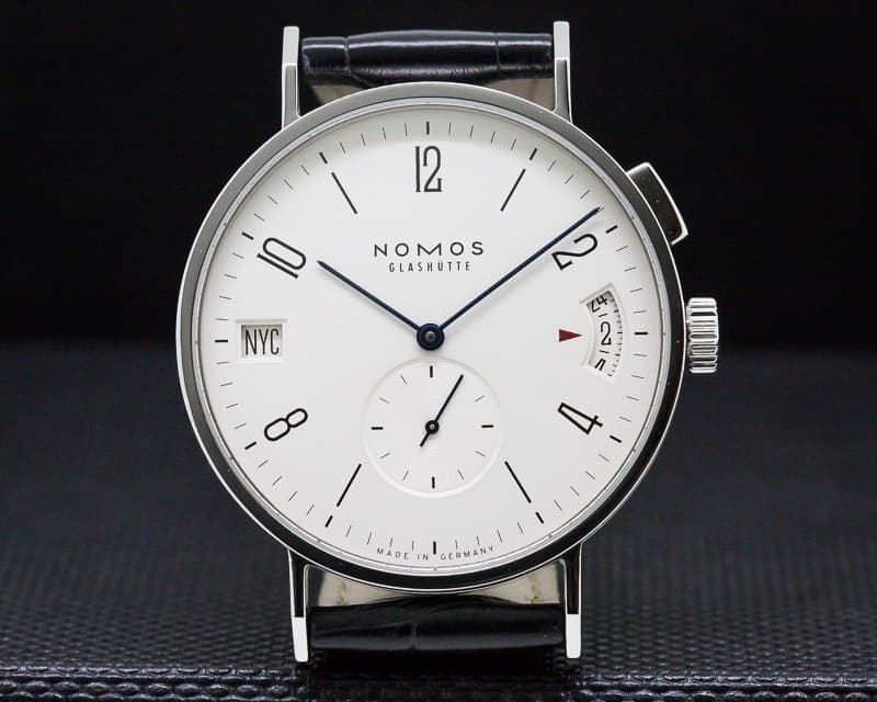 Nomos Tangomat GMT World Time SS White Dial