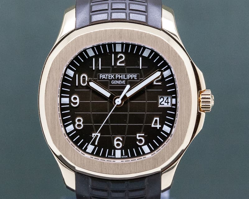 Patek Philippe Aquanaut 18K Rose Gold / Brown Dial