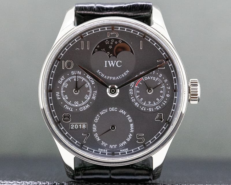IWC Portuguese Perpetual Calendar II 18K White Gold