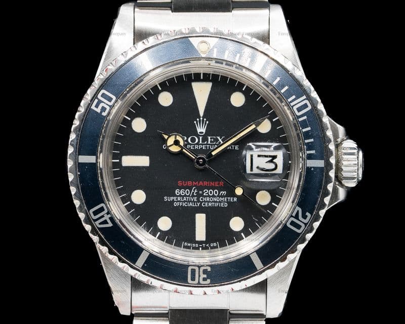 Rolex Vintage RED Submariner MK VI Circa 1974