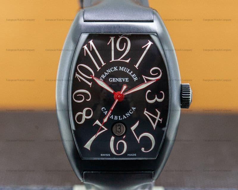 Franck Muller Black and Red Casablanca PVD Automatic