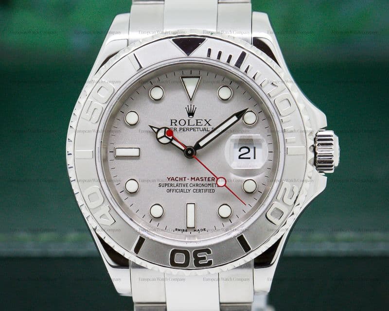 Rolex Yacht Master 16622 SS Platinum Bezel