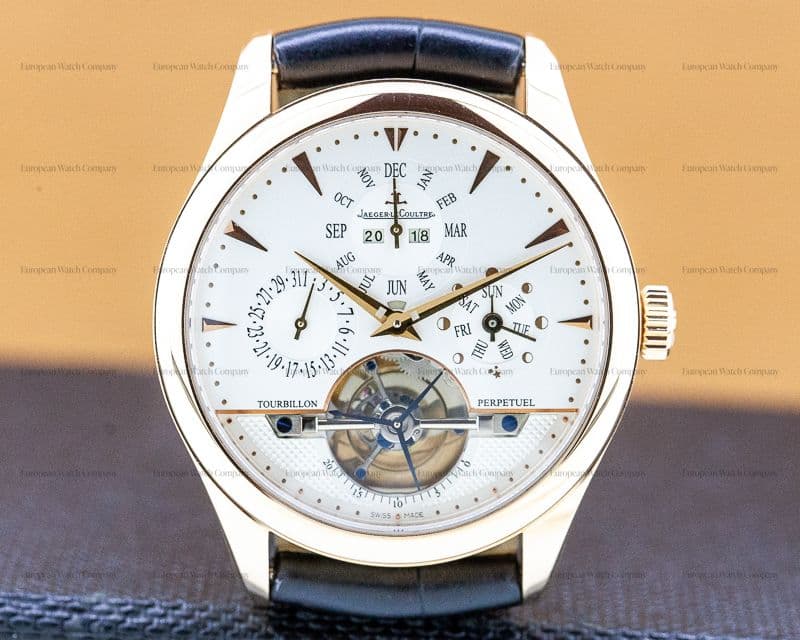 Jaeger LeCoultre Master Grande Tradition Tourbillon Quantieme Prepetual 18k Rose