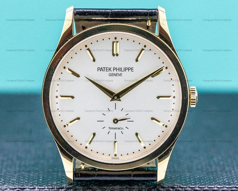 Patek Philippe Calatrava "TIFFANY & CO" 18K Yellow Gold Manual Wind
