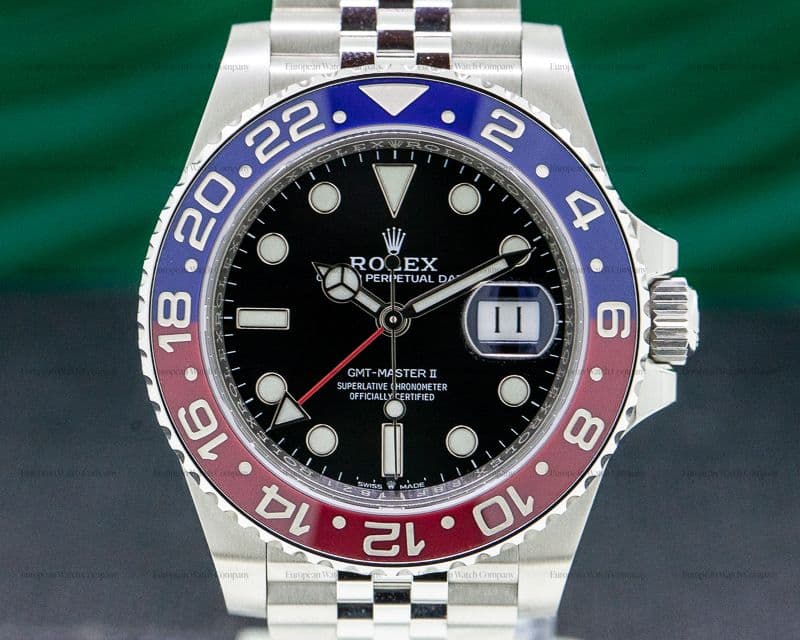 Rolex GMT Master II Ceramic "Pepsi" SS / Jubilee UNWORN
