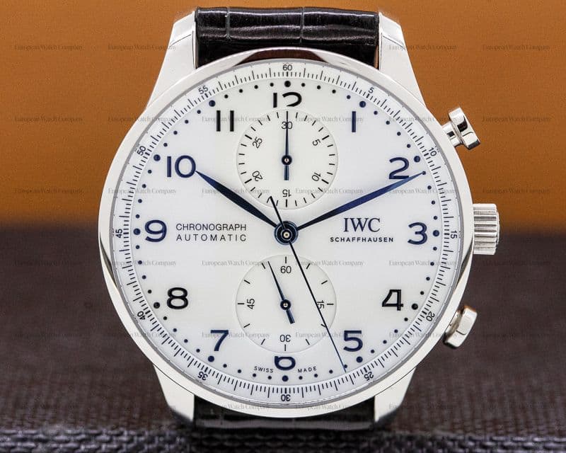 IWC Portuguese Chronograph SS Lacquered Dial 150th Anni Limited