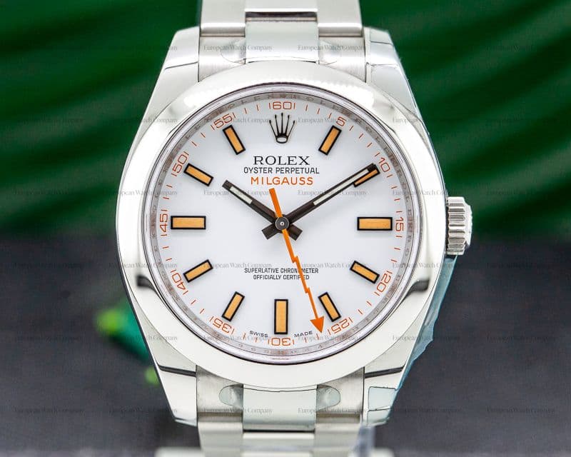 Rolex Milgauss SS White Dial NEW OLD STOCK