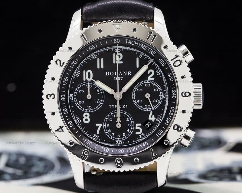 Dodane Type 21 Black Dial SS Re Edition