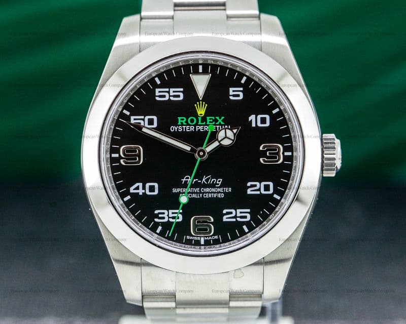 Rolex Air King Black Dial SS