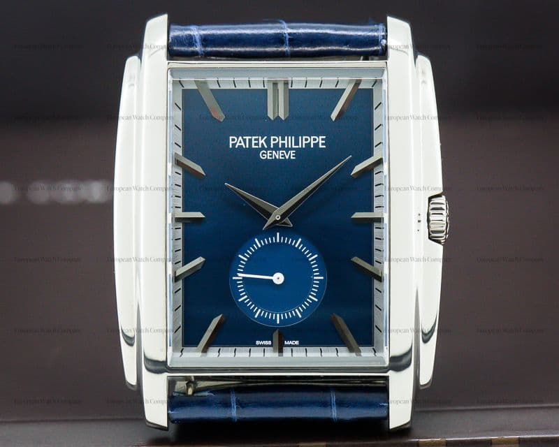 Patek Philippe Gondolo 18K White Gold Blue Dial Manual Wind