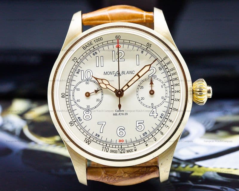 Montblanc 1858 Monopusher Chronograph Tachymeter Bronze LIMITED
