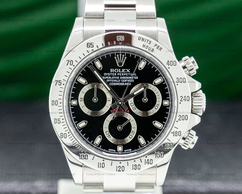 Rolex Daytona Black Dial SS