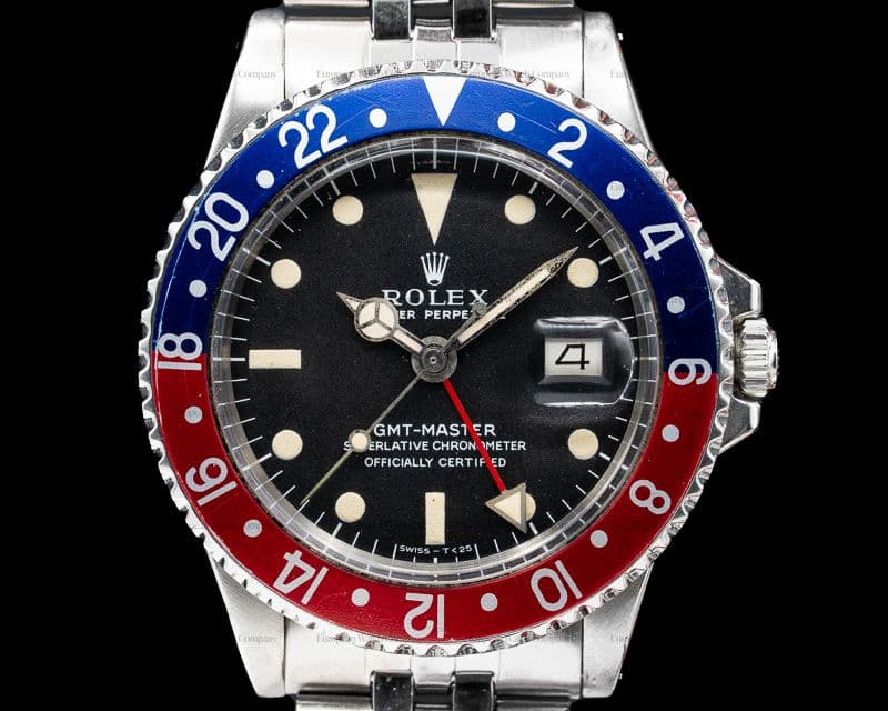 Rolex Vintage GMT Master "Pepsi Bezel" Mark 1 Dial c. 1971