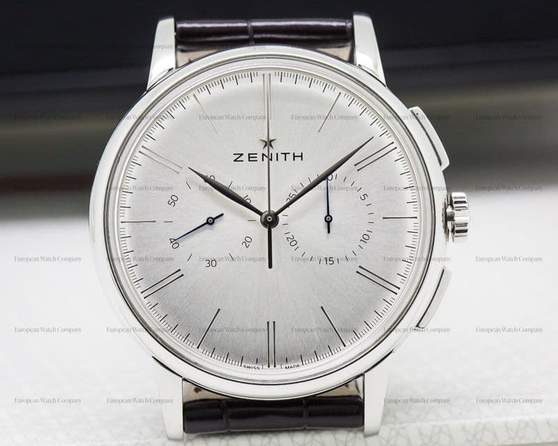 Zenith Elite Chronograph Classic SS Silver