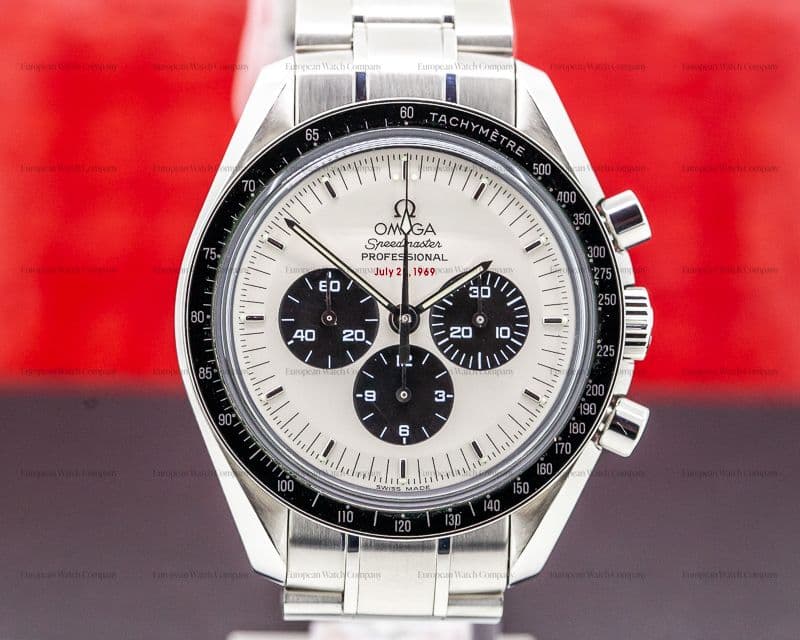 Omega Apollo XI 35th Anniversary Speedmaster Panda Dial COMPLETE