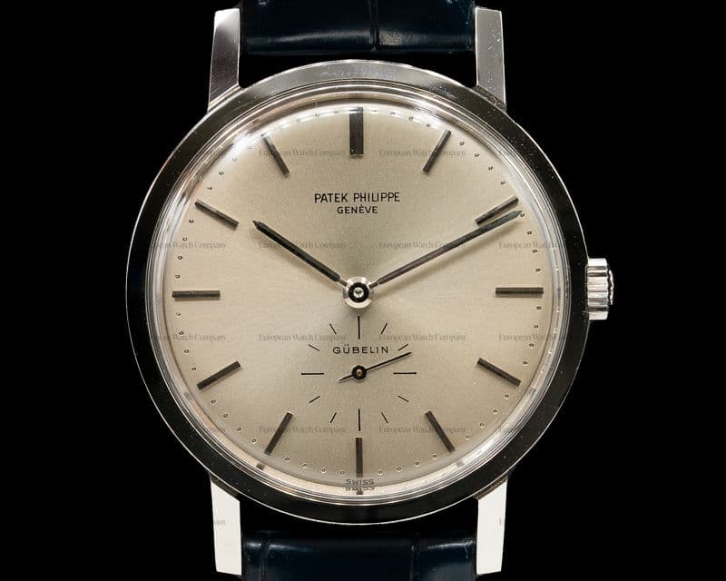 Patek Philippe 3466 Steel Calatrava GUBELIN ORIGINAL CERTIFICATE AND RECEIPT