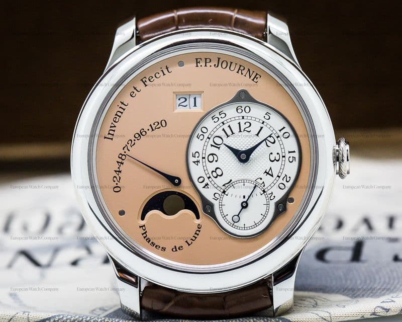 F. P. Journe Octa Lune Automatic Platinum / Rose Dial 40MM