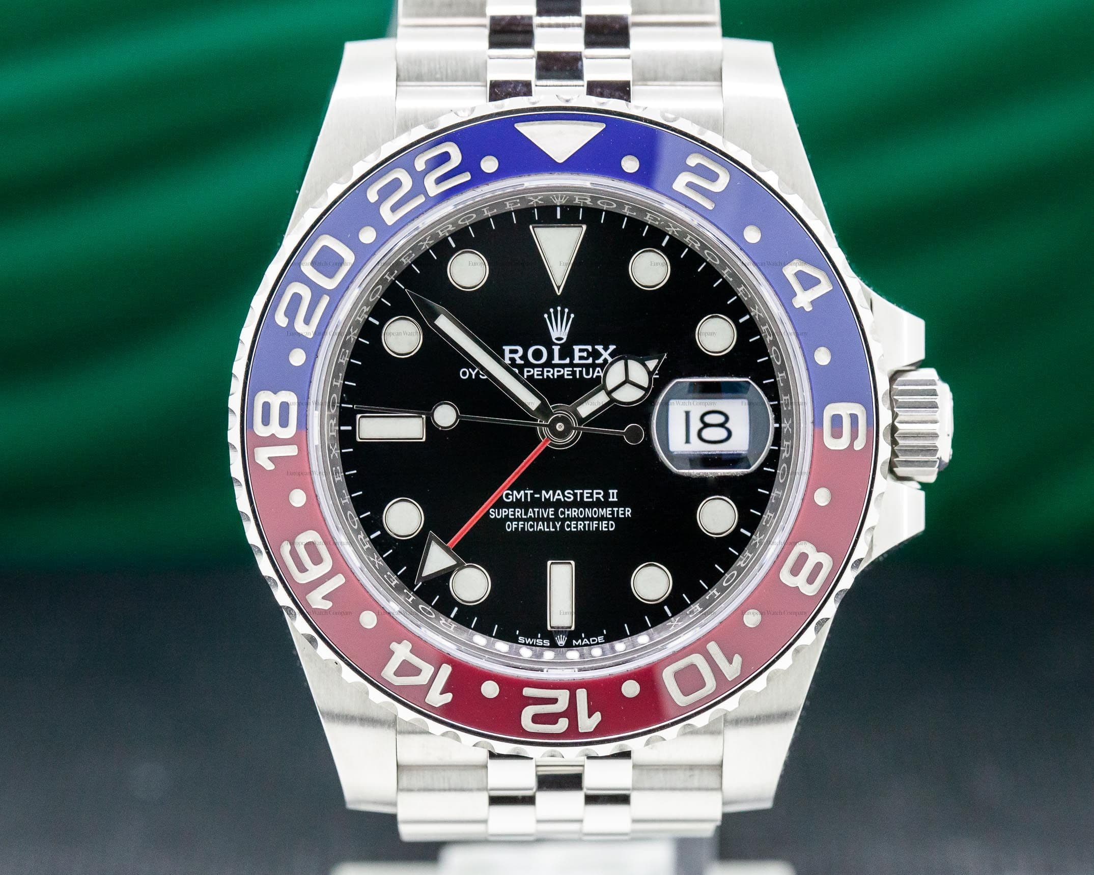 Rolex GMT Master II Ceramic "Pepsi" SS / Jubilee
