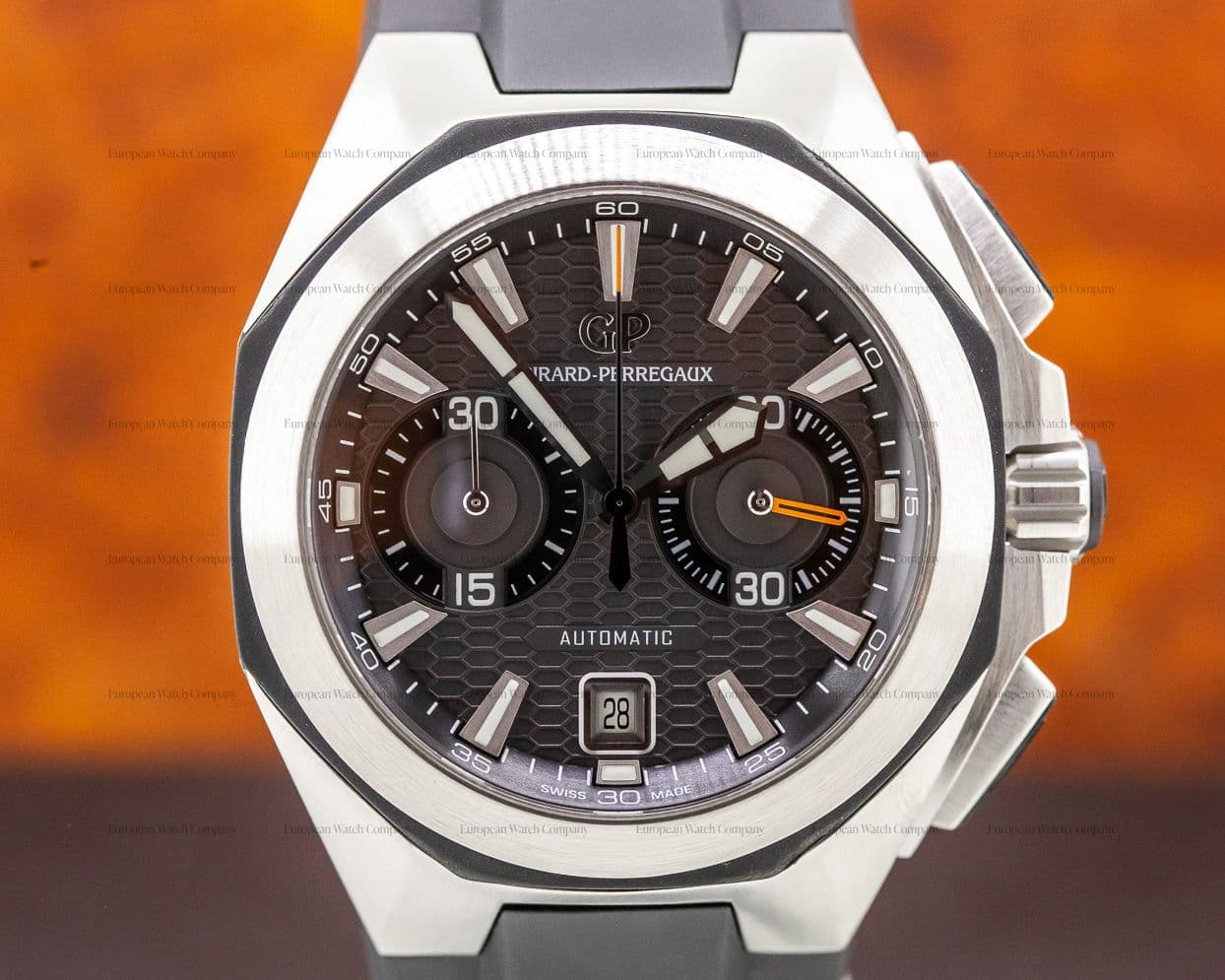 Girard-Perregaux Chrono Hawk SS Chronograph / Rubber