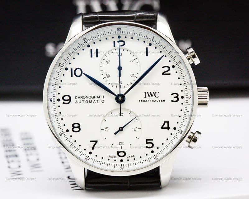IWC Portuguese Chronograph SS Lacquered Dial 150th Anni Limited