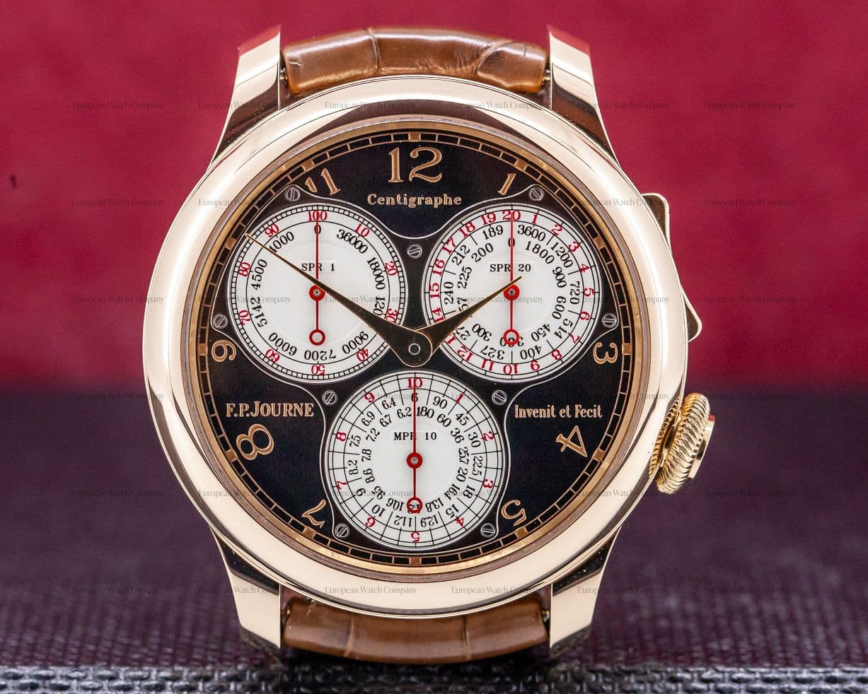 F.P. Journe Centigraphe Souverain BOUTIQUE EDITION 18K Rose Gold / Black Dial
