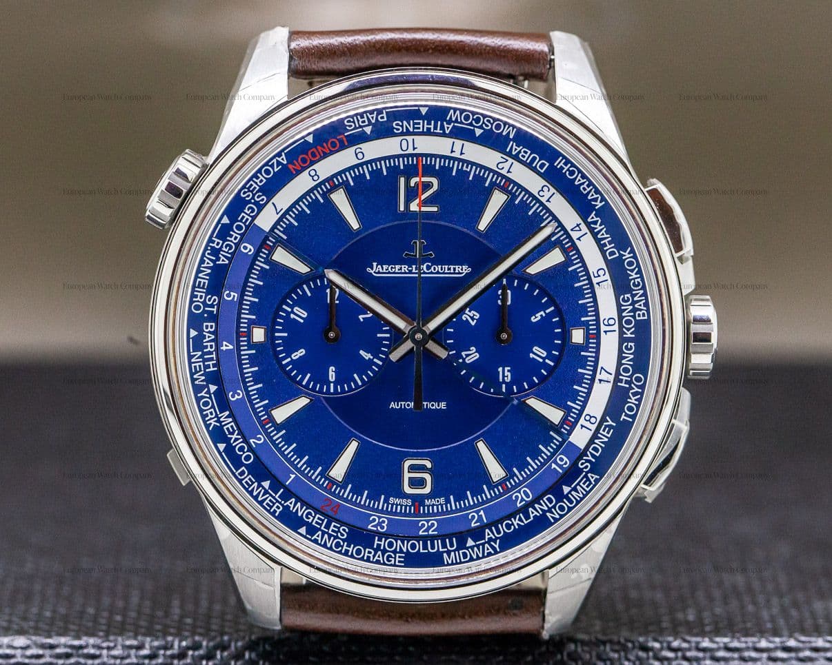 Jaeger-LeCoultre Polaris Chronograph WT Titanium Blue Dial UNWORN