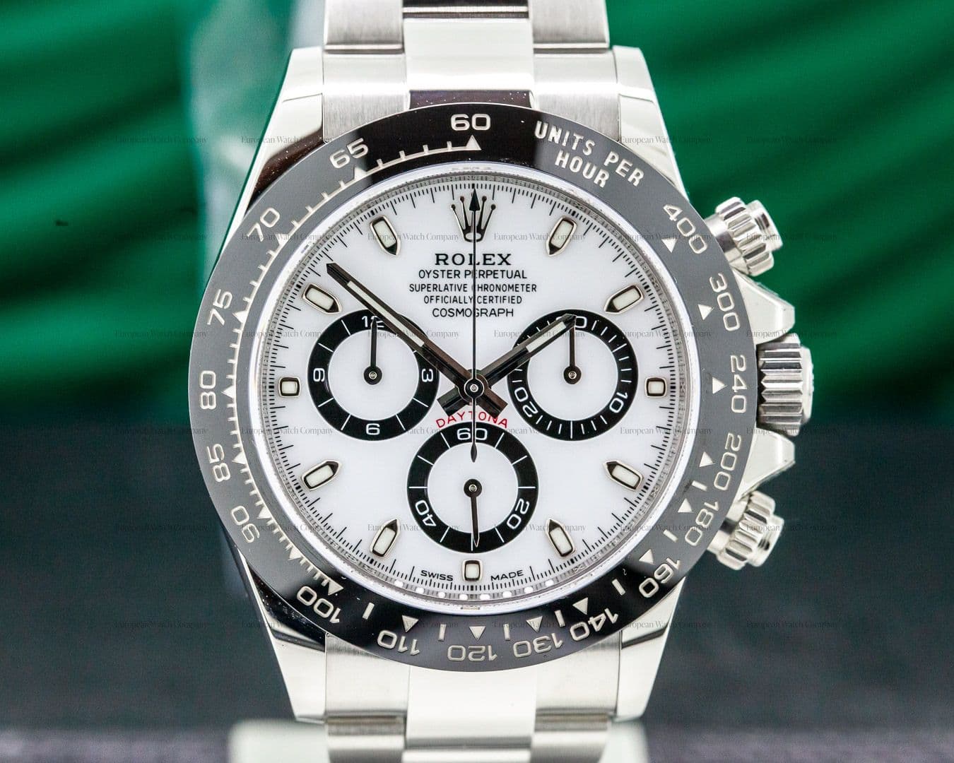 Rolex Daytona Ceramic Bezel SS / White Dial