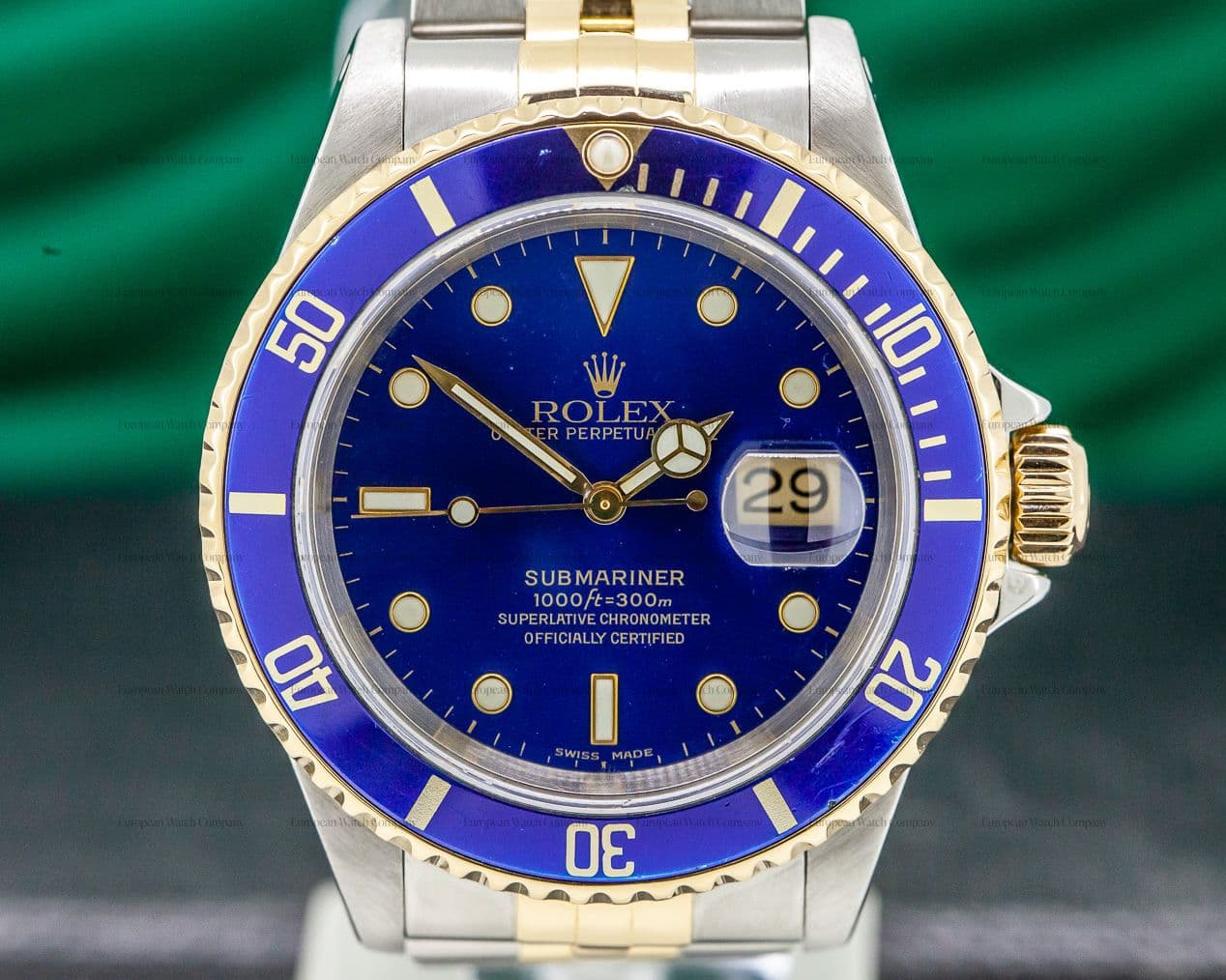 Rolex Submariner Blue Dial SS / 18K
