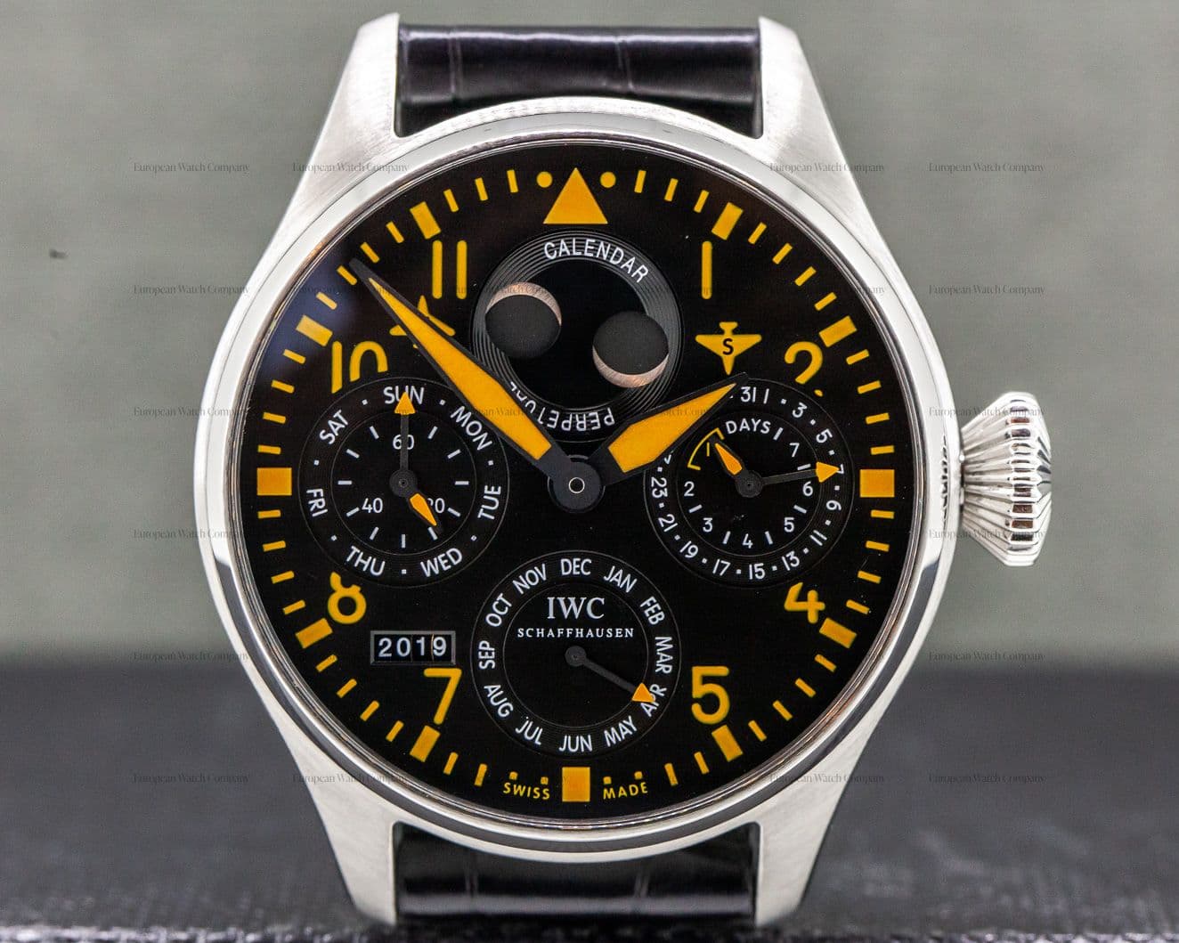 IWC Big Pilot Orange Perpetual Calendar SS LIMITED