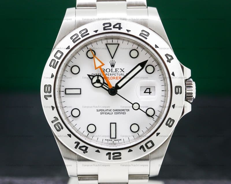 Rolex Explorer II White Dial SS / SS