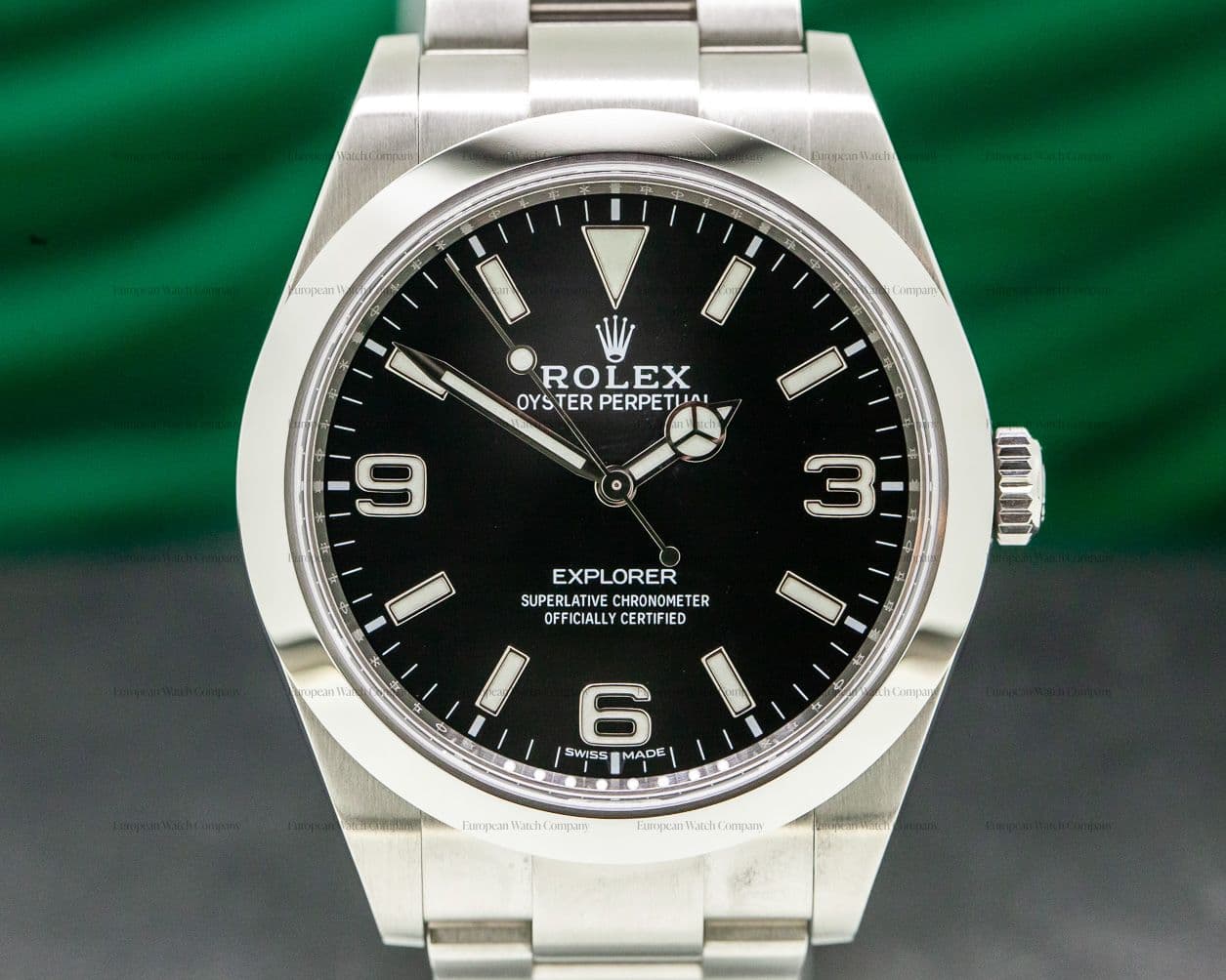 Rolex Explorer I Black Dial 39MM