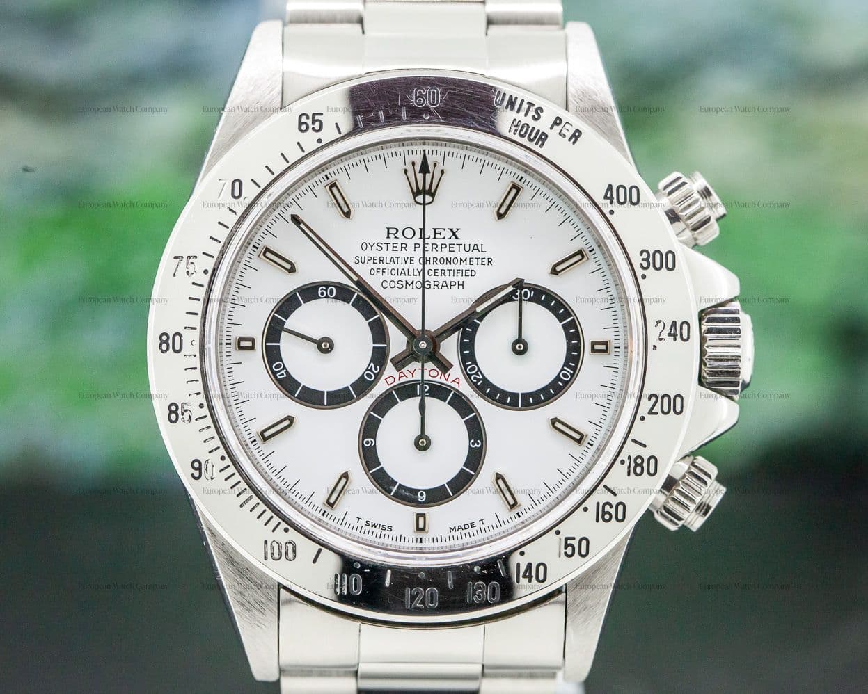 Rolex Daytona SS White Dial Zenith Movement INVERTED 6 FULL SET