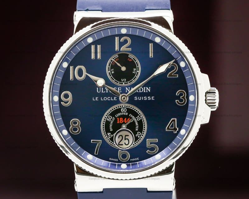 Ulysse Nardin Marine Chronometer 1846 Blue