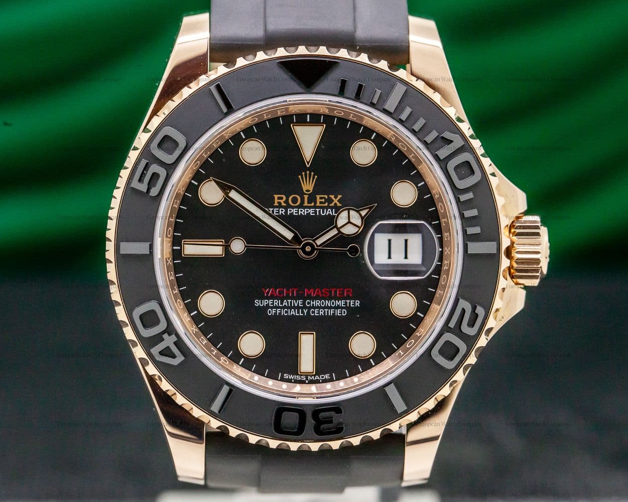 Rolex Yacht Master 18K Rose Gold / Rubber