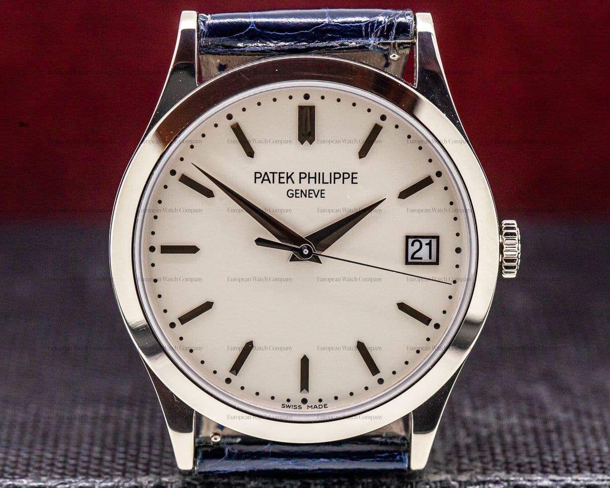 Patek Philippe Calatrava 18K White Gold Silver Dial