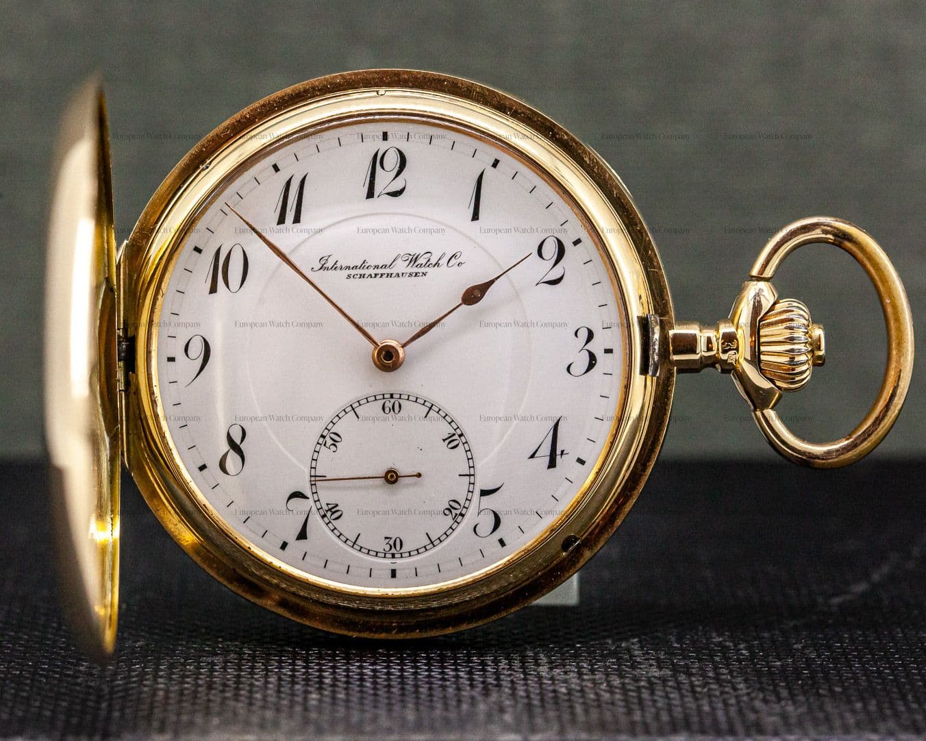 IWC Vintage Pocket Watch 14K Yellow Gold 51MM