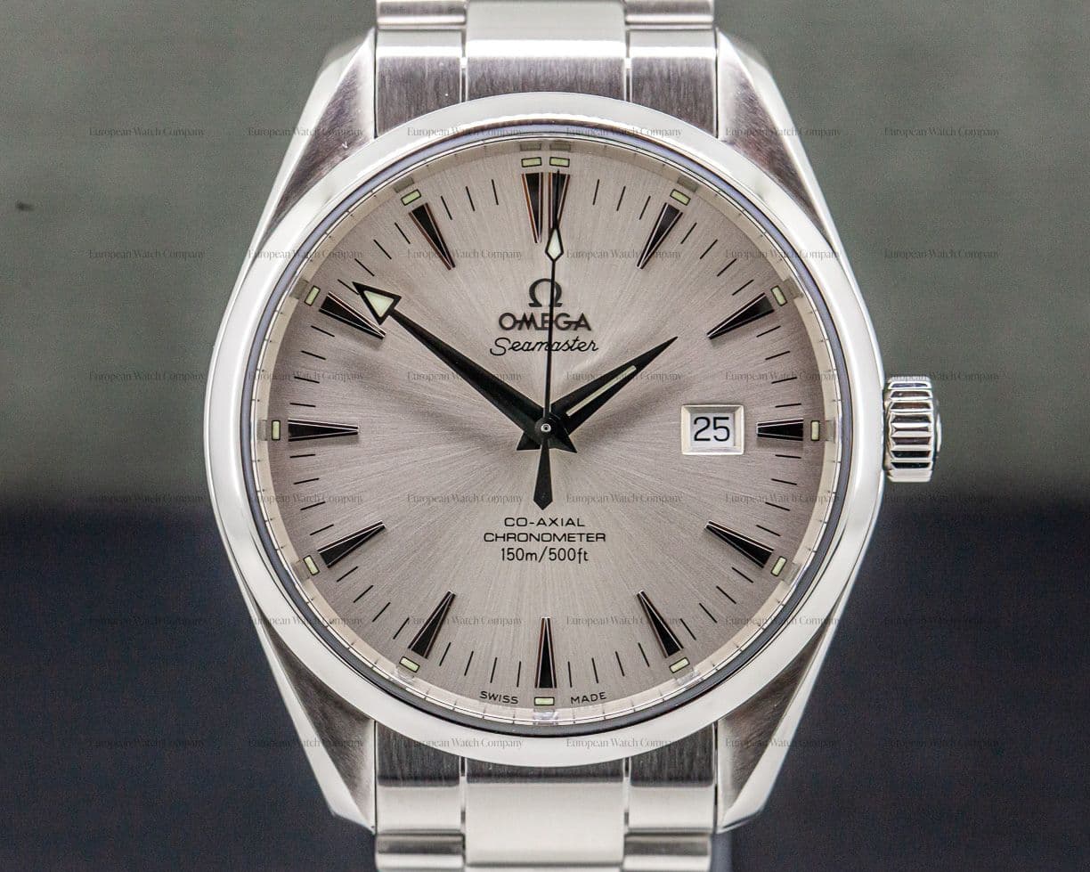 Omega Aqua Terra Co-Axial Large Silver Dial SS/SS 42MM