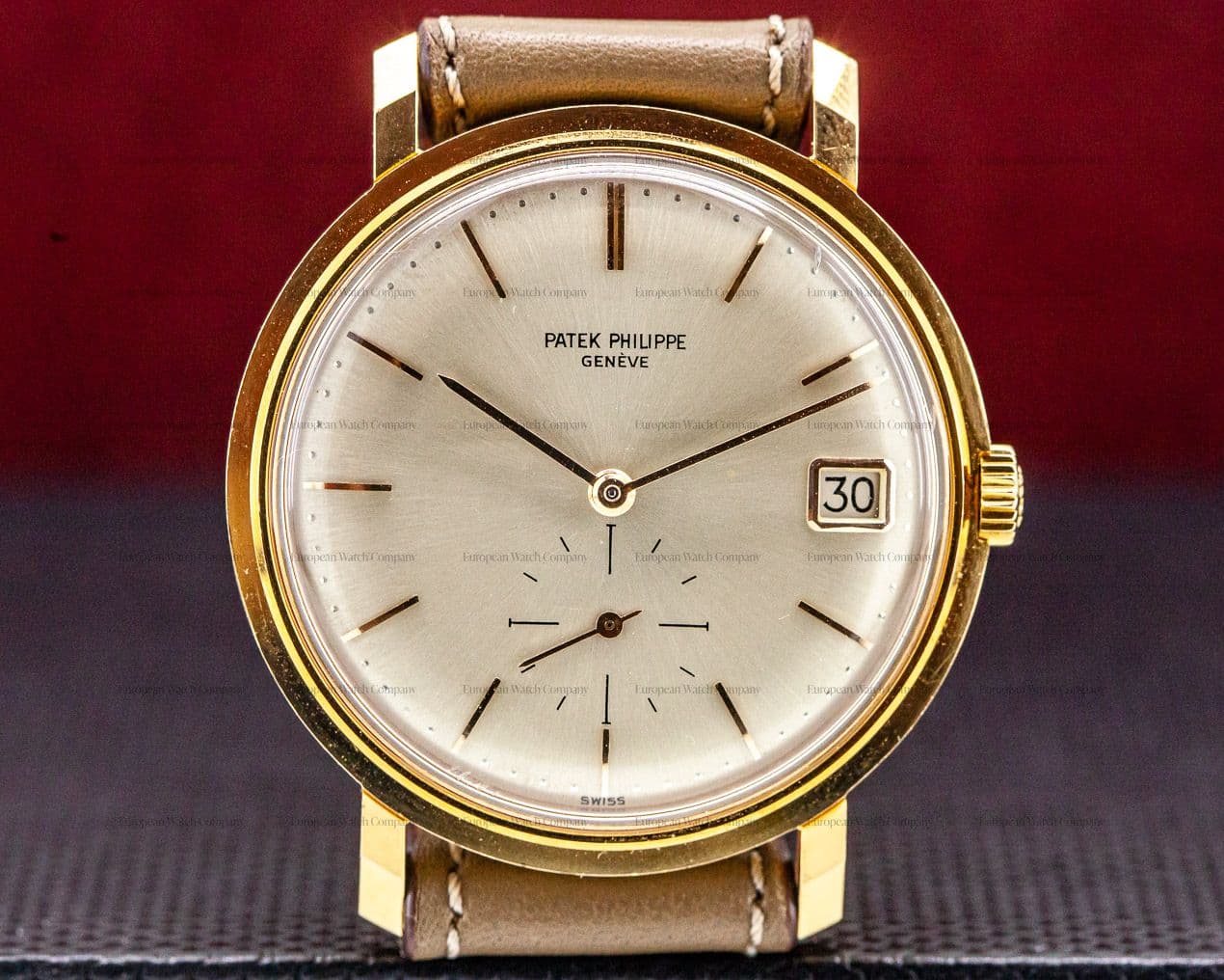 Patek Philippe Vintage Calatrava 3445 Automatic 18K Rose Gold 'NEW OLD STOCK'
