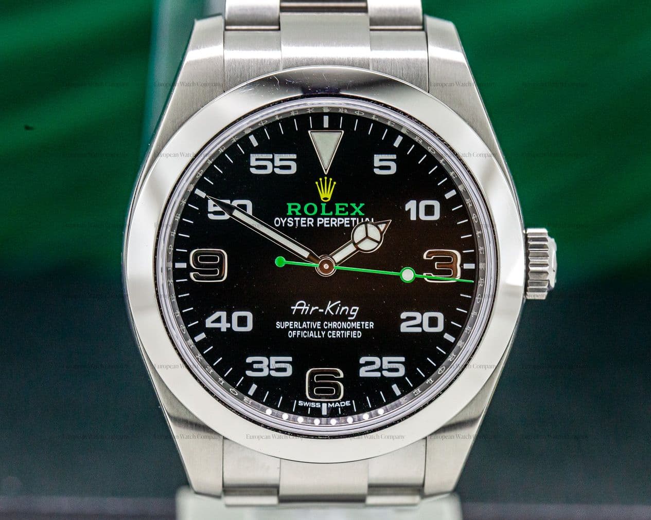 Rolex Air King Black Dial SS