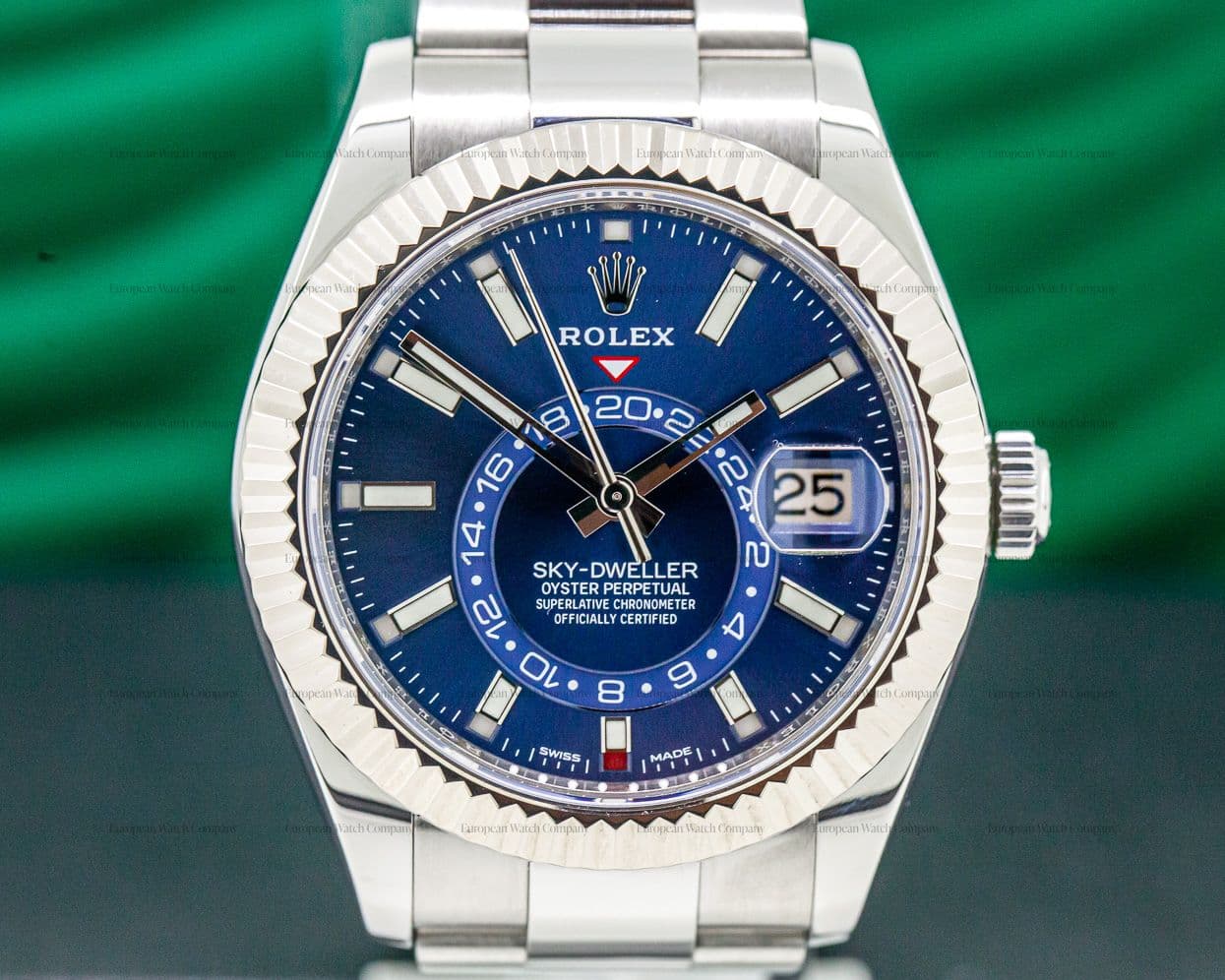 Rolex Sky Dweller Steel Blue SS / SS