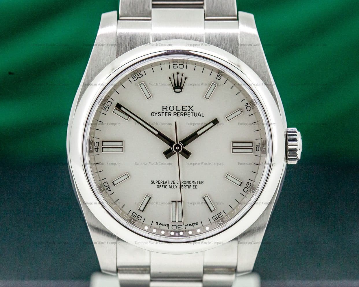 Rolex Oyster Perpetual SS White Dial