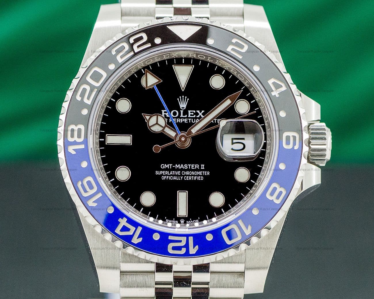 Rolex GMT Master II Ceramic "Batman" SS / Jubilee