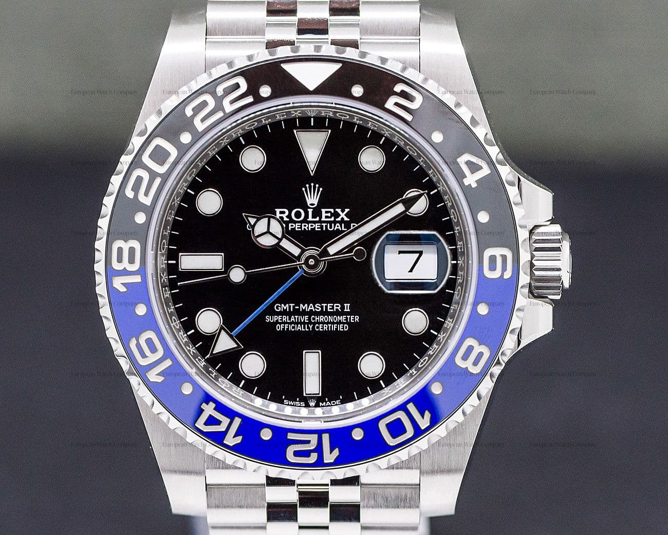Rolex GMT Master II Ceramic "Batman" SS / Jubilee UNWORN