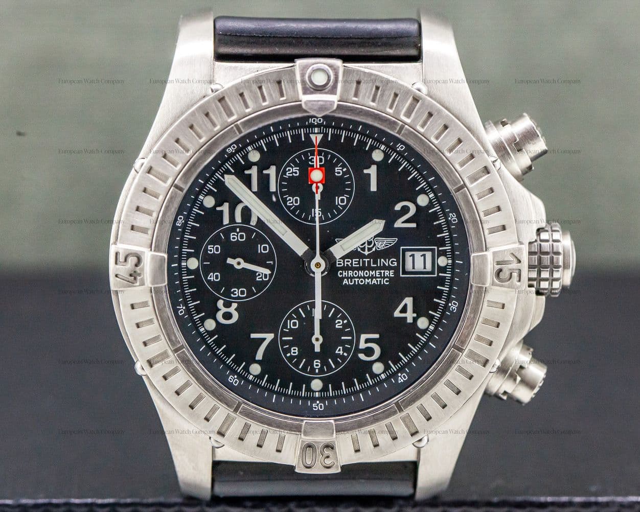 Breitling Aeromarine Chronograph Avenger Black Dial / Titanium