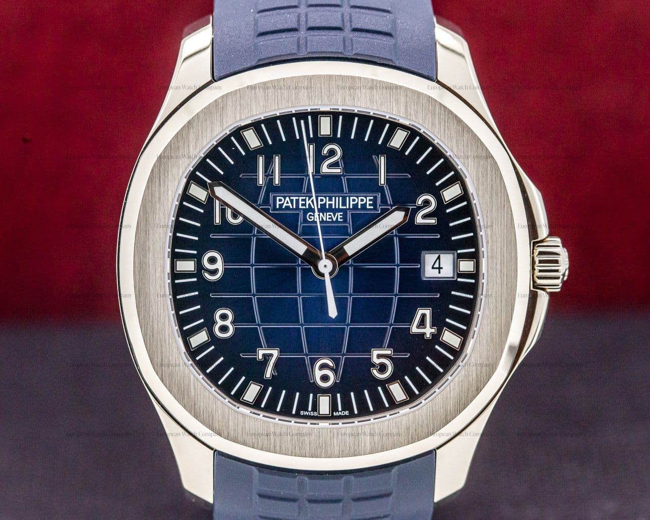 Patek Philippe Aquanaut 18K White Gold / Blue dial UNWORN