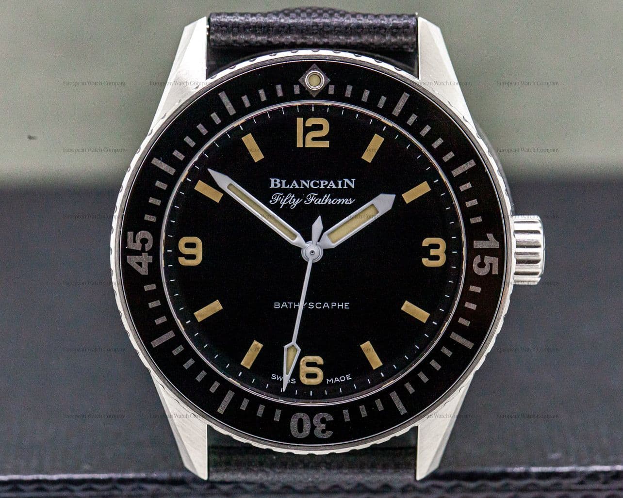 Blancpain Fifty Fathoms 38mm Bathyscaphe for HODINKEE UNWORN