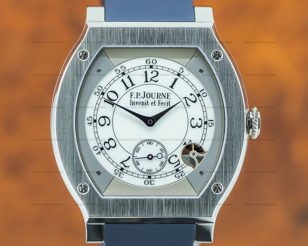 F. P. Journe Elegante Men's Quartz Stainless Steel / Blue Strap