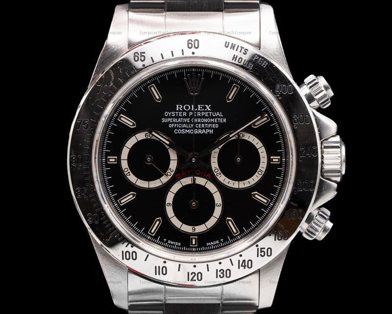 Rolex Daytona SS Black Dial Zenith Movement N Series RARE