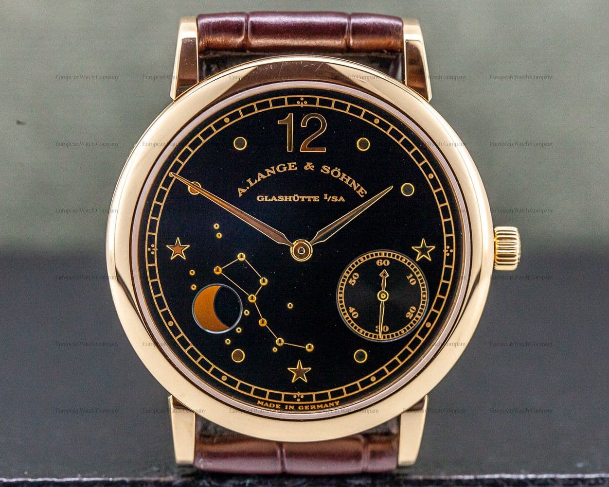 A. Lange and Sohne 1815 Moonphase Homage to Emil Lange Rose Gold Limited